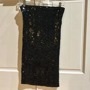 Big girl teen sequin Cheryl creations strapless dress - one size fits all